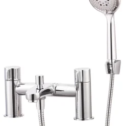 Swirl Caldew Deck-Mounted Bath/Shower Mixer Tap