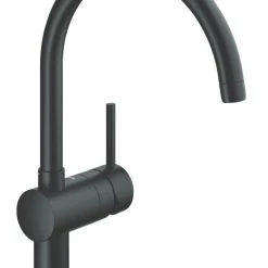 Grohe Minta Kitchen Mono Mixer Tap Matt Black