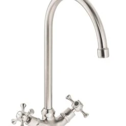 Abode Burford Mono Kitchen Sink Mixer Brushed Nickel